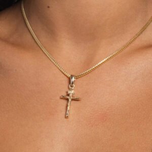 Solid Gold Crucifix 30% off