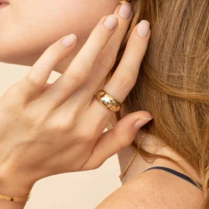 Archie Bold Ring in Yellow Gold 30% off
